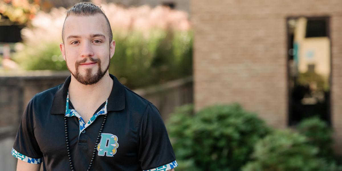 Headshot of AACC student, Zack Buster