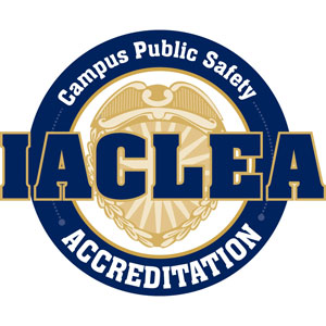 IACLEA Campus Public Safety Accreditation badge.