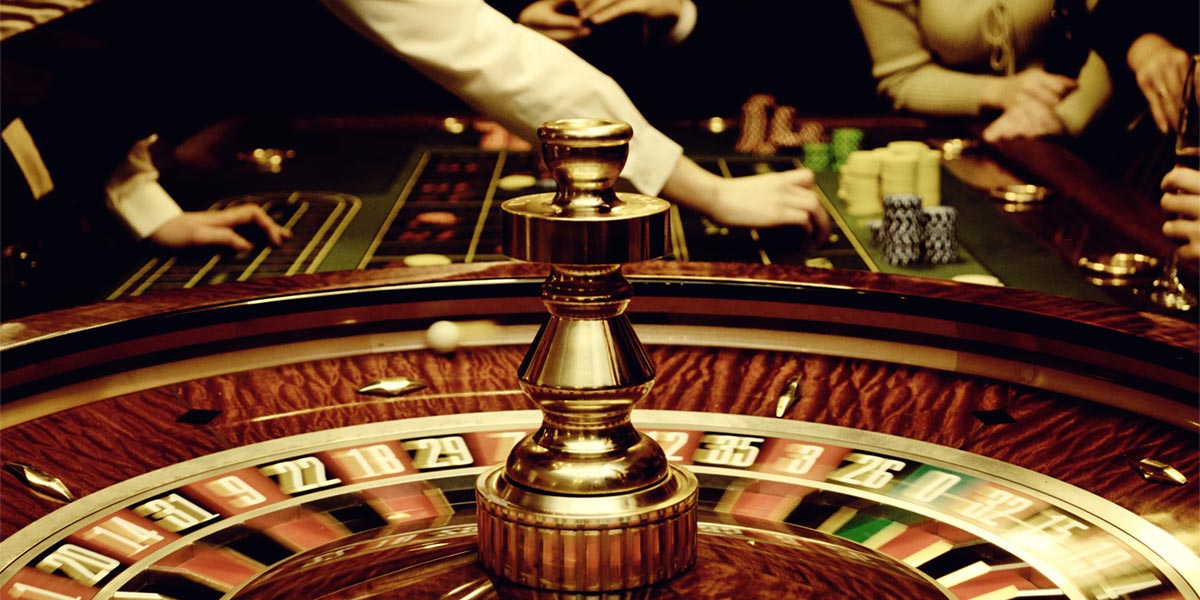 Casino Dealer at Roulette table