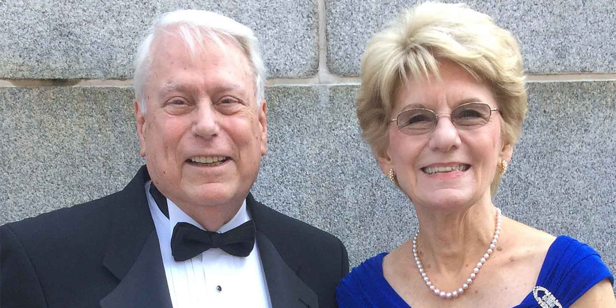 Mike and Melanie Teems in evening wear