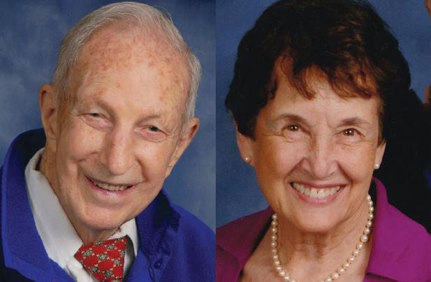 Headshots of Sally and Raymond Ehrle