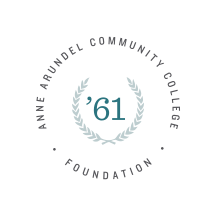 Logo for the Circle '61 Society logo for the Anne Arundel Community College Foundation.