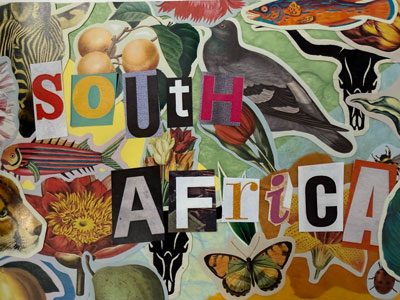 Final piece of geography art project.