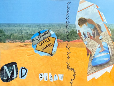 Final piece of geography art project.