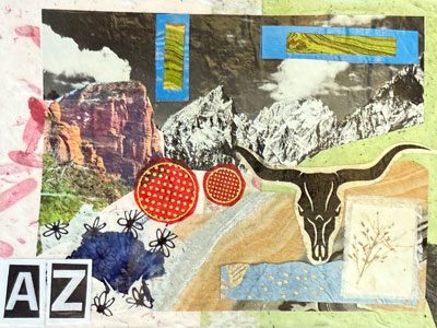 Final piece of geography art project.