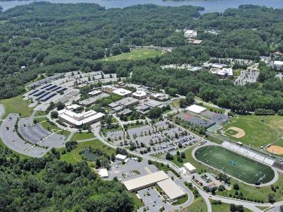 Aerial view of AACC Arnold campus