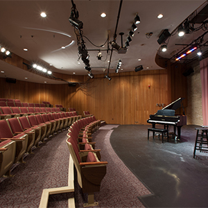 interior shot of humanities recital hall