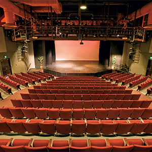 Stage and seating of Pascal Center for the Performing Arts.