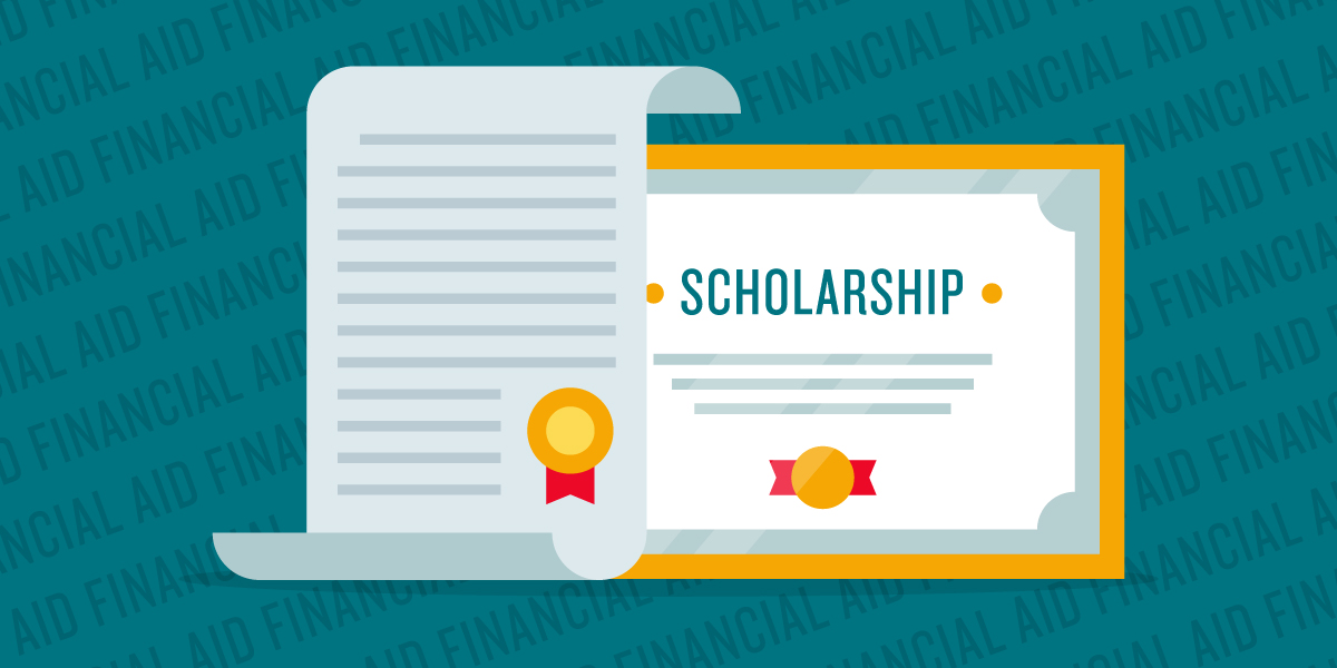 Financial Aid and Scholarship graphic