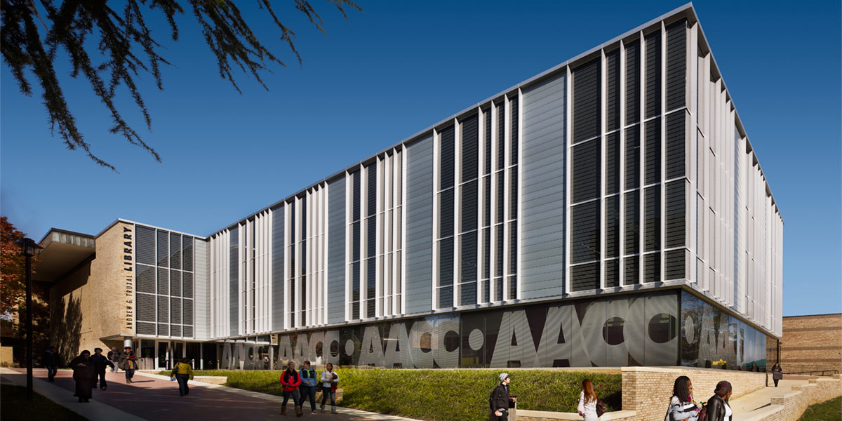 Exterior of AACC's Truxal Library